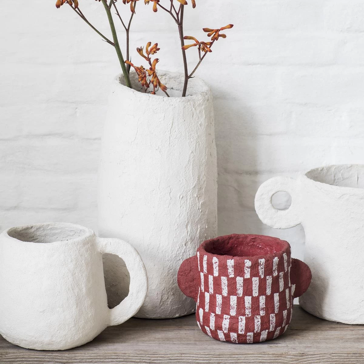 SERAX - Marie Michielssen - Earth Pot Papier Maché - Beige - Afbeelding 4