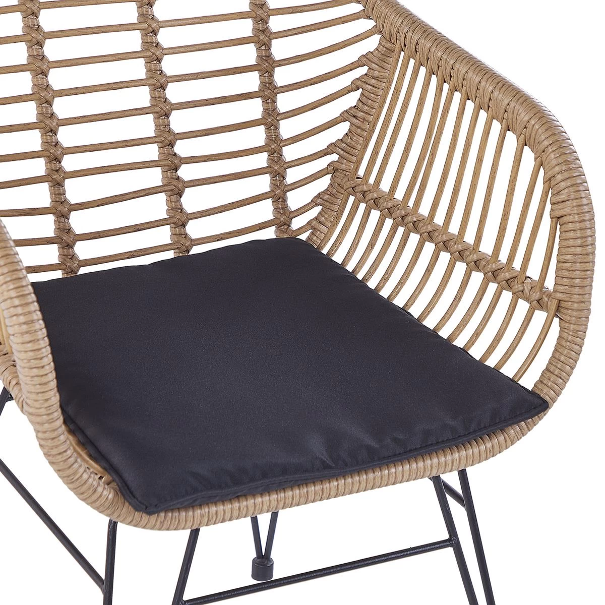 Beliani - TROPEA II - Bistroset Voor 2 - Natuurlijk - PE Rotan - Afbeelding 6