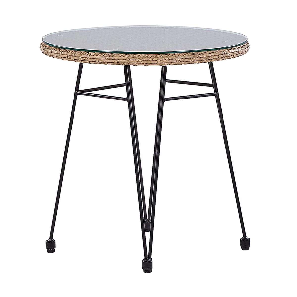 Beliani - TROPEA II - Bistroset Voor 2 - Natuurlijk - PE Rotan - Afbeelding 7