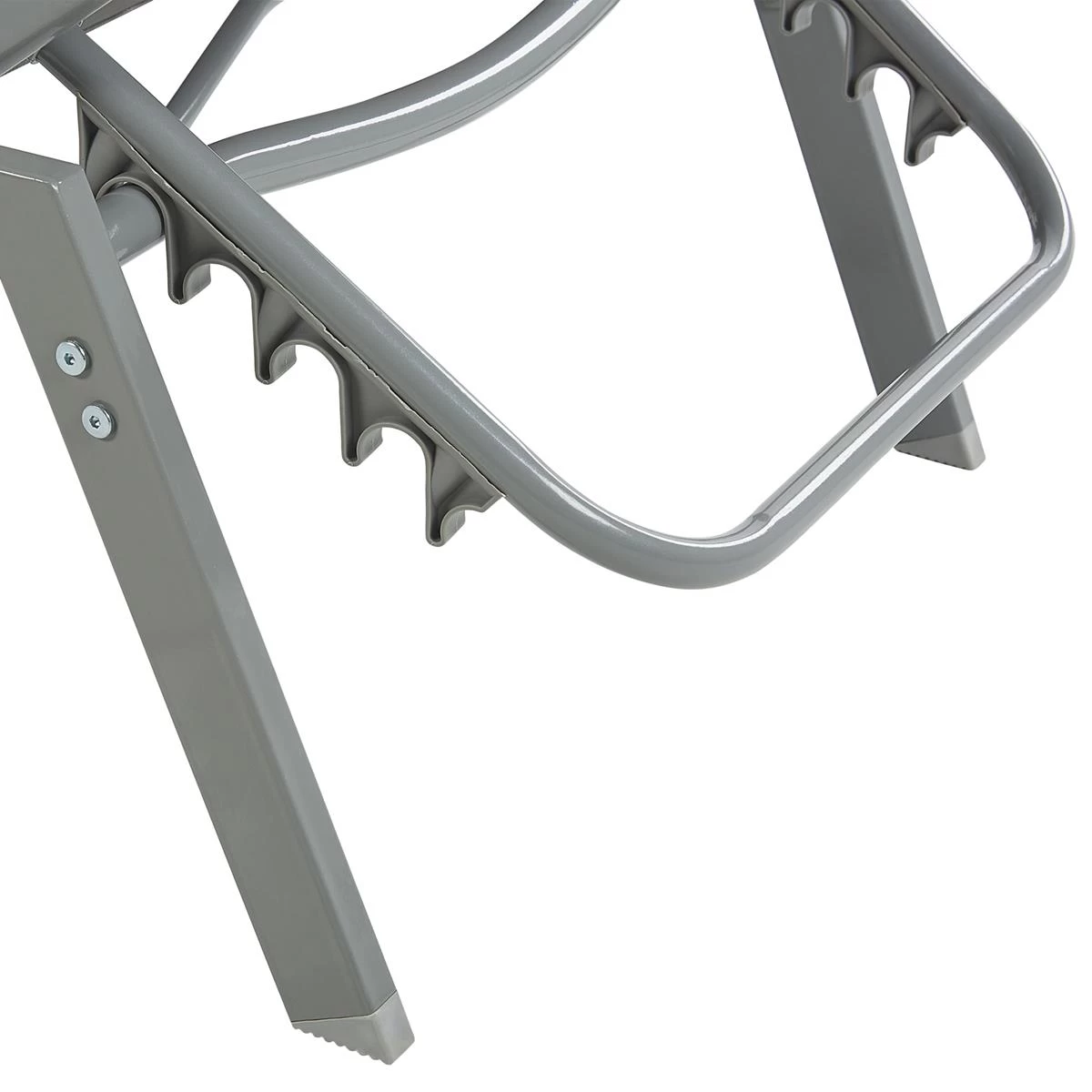 Beliani - VERNAZZA - Strandstoel - Grijs - Staal - Afbeelding 7