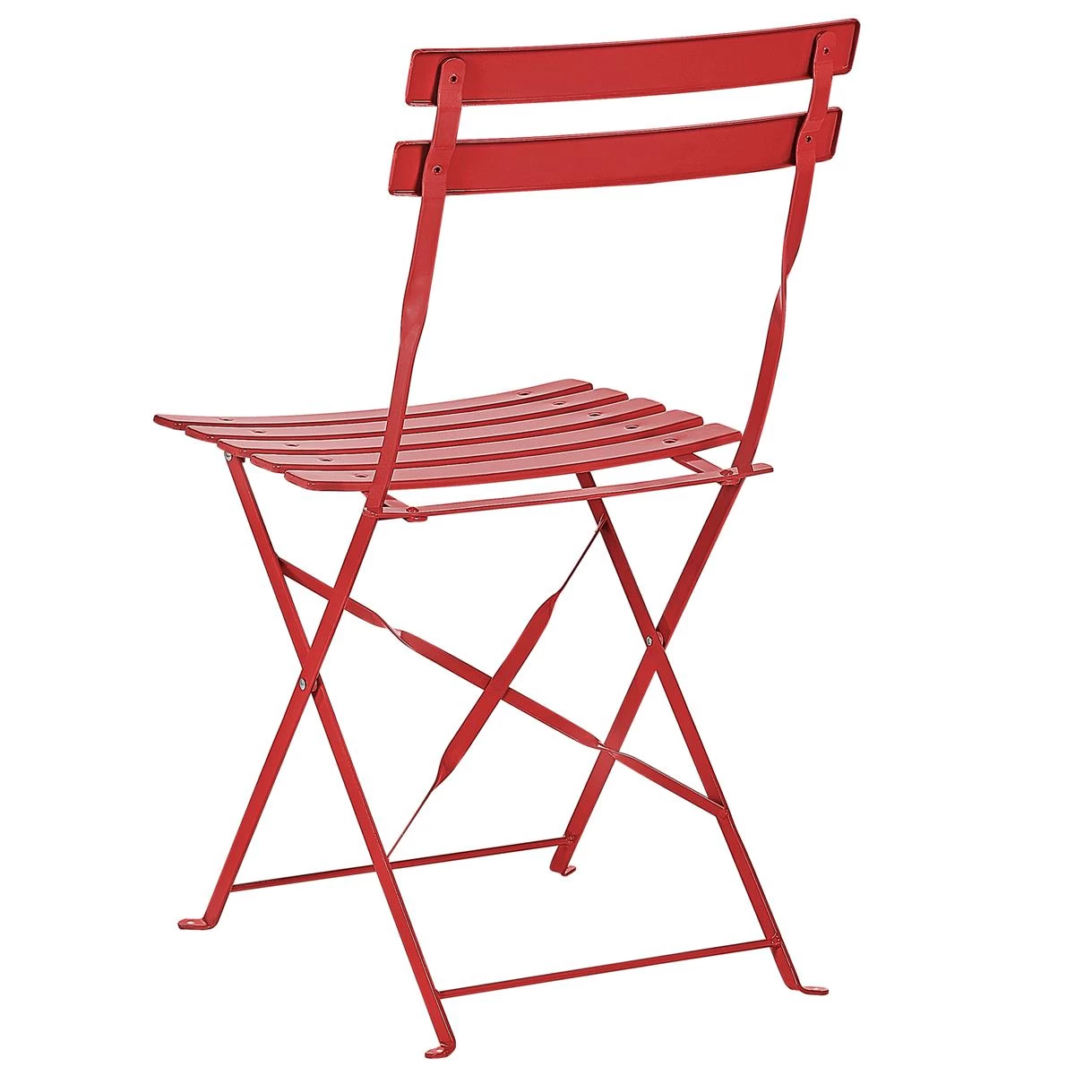 Beliani - FIORI - Bistroset Voor 2 - Rood - Staal - Afbeelding 3