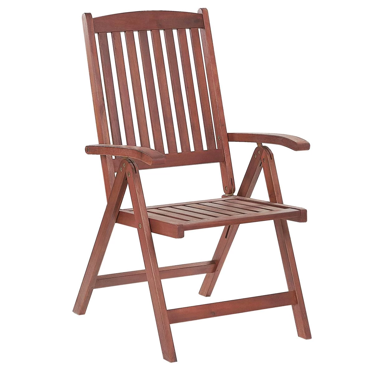 Beliani - TOSCANA - Bistroset Voor 2 - Rood - Acaciahout - Afbeelding 5