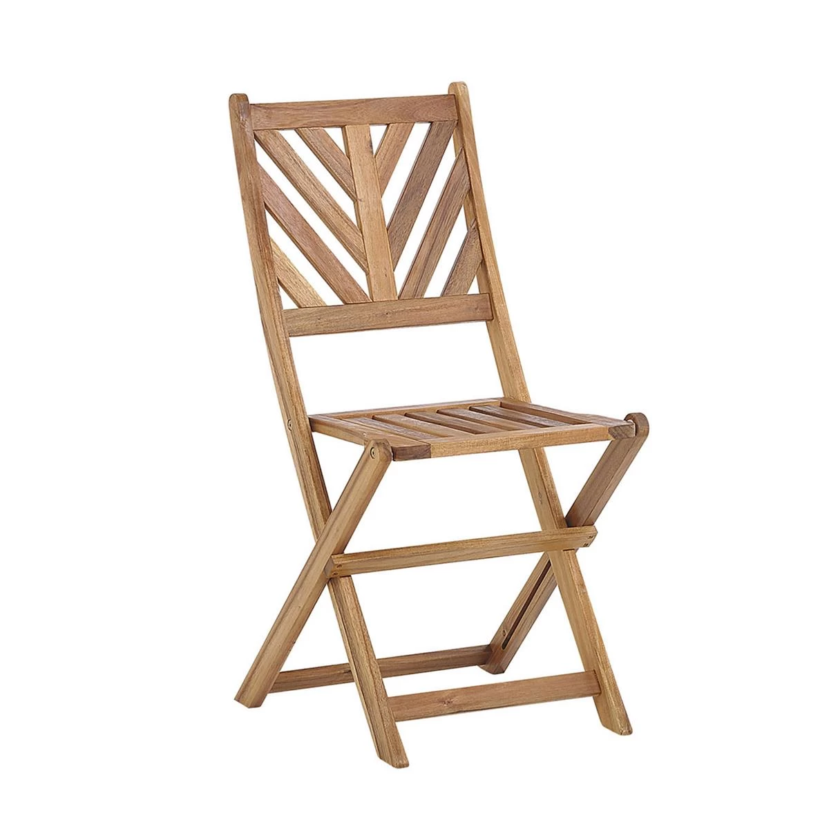 Beliani - TERNI - Bistroset Voor 2 - Lichte Houtkleur - Acaciahout - Afbeelding 3