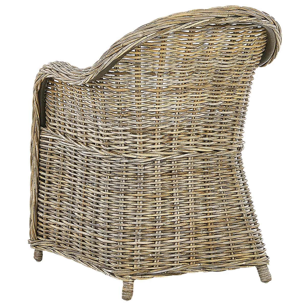 Beliani - SUSUA - Tuinstoel Set Van 2 - Natuurlijk - Rotan - Afbeelding 4