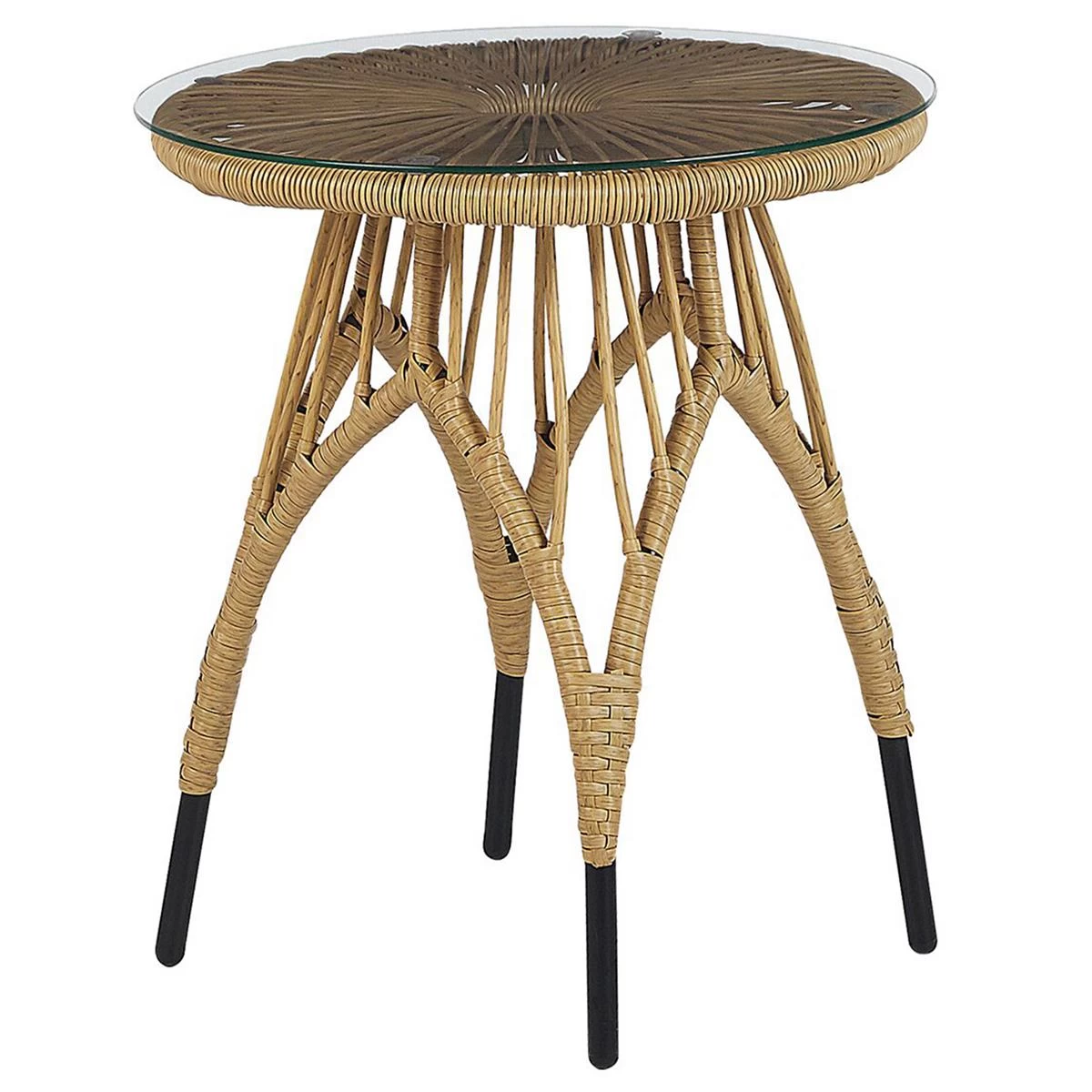 Beliani - PELLARO - Bistroset Voor 2 - Natuurlijk - PE Rotan - Afbeelding 5