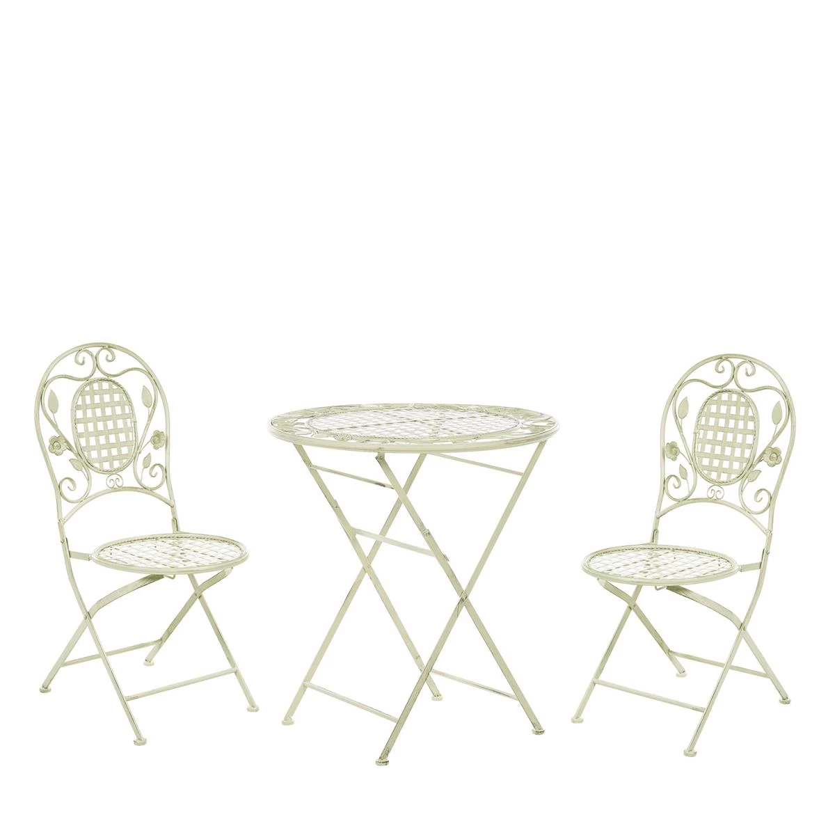 Beliani - BIVIO - Bistroset Voor 2 - Groen - IJzer