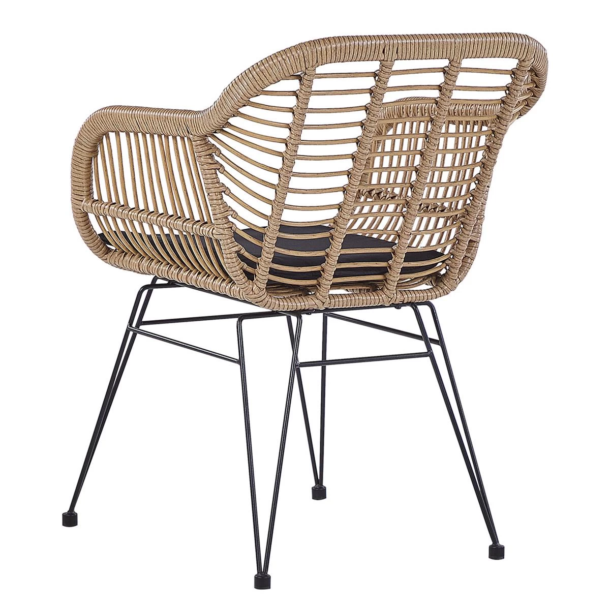 Beliani - TROPEA II - Bistroset Voor 2 - Natuurlijk - PE Rotan - Afbeelding 5