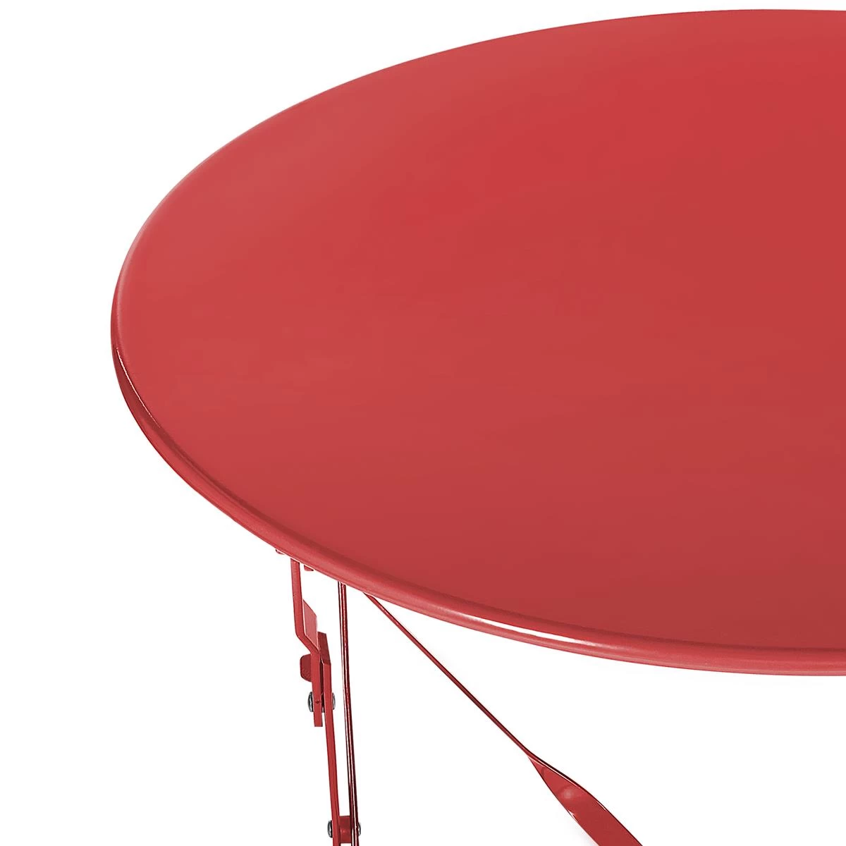 Beliani - FIORI - Bistroset Voor 2 - Rood - Staal - Afbeelding 6