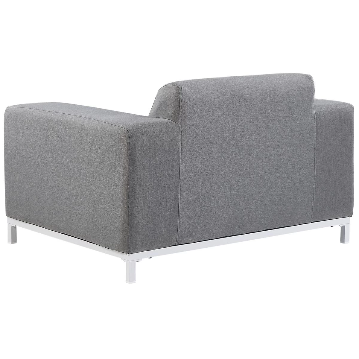 Beliani - ROVIGO - Tuinstoel Set Van 2 - Grijs - Polyester - Afbeelding 5