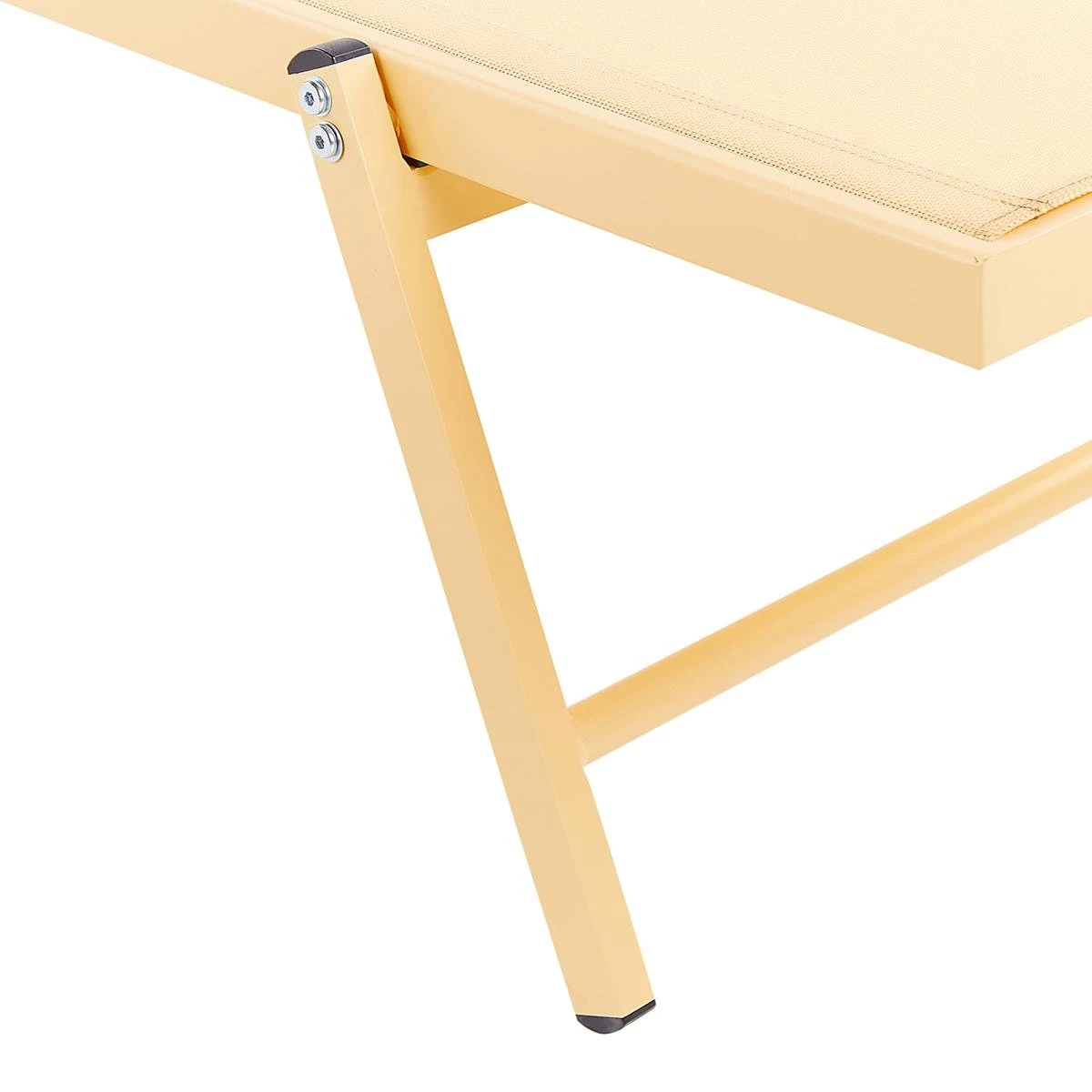 Beliani - PORTOFINO - Strandstoel - Geel - Aluminium - Afbeelding 5