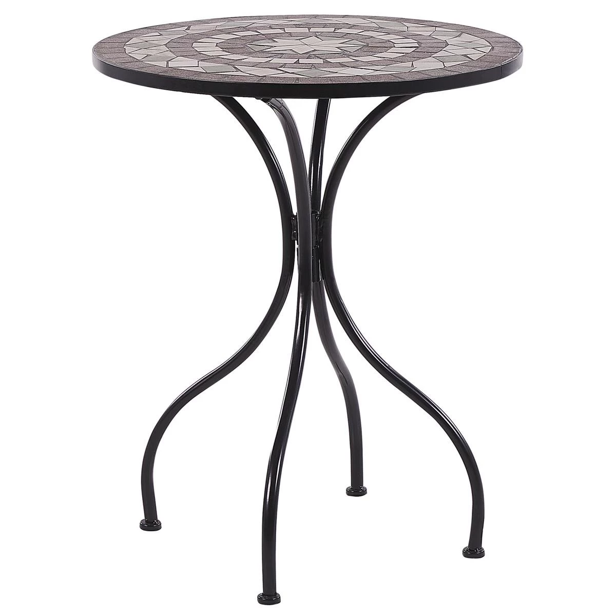 Beliani - CARIATI - Bistroset Voor 2 - Zwart - IJzer - Afbeelding 9