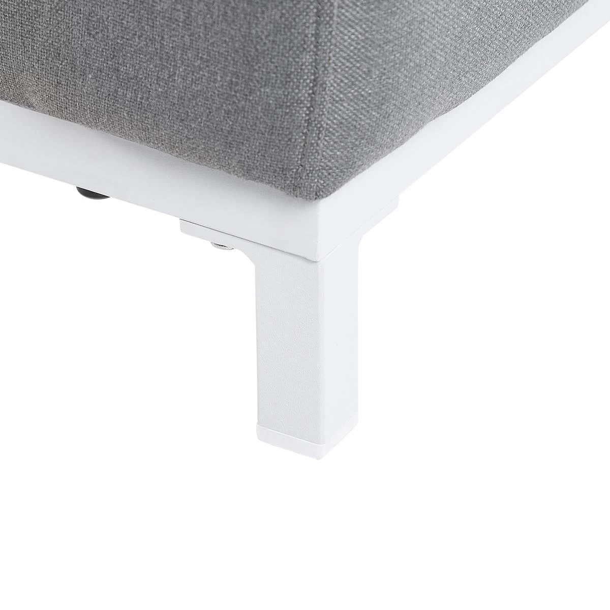 Beliani - ROVIGO - Tuinstoel Set Van 2 - Grijs - Polyester - Afbeelding 7