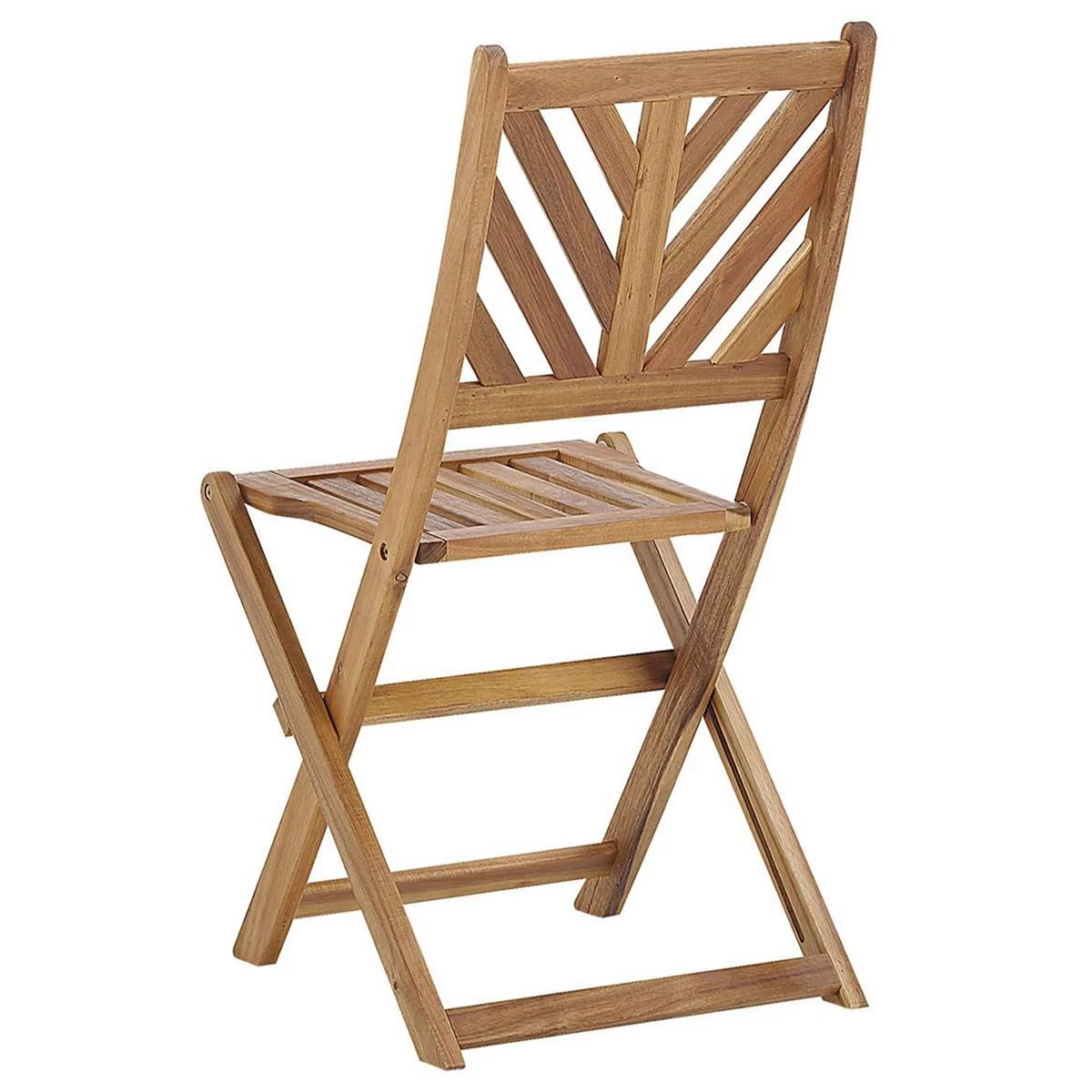 Beliani - TERNI - Bistroset Voor 2 - Lichte Houtkleur - Acaciahout - Afbeelding 4