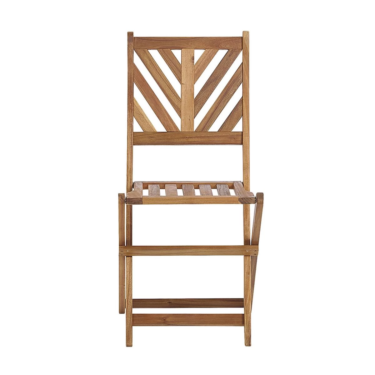 Beliani - TERNI - Bistroset Voor 2 - Lichte Houtkleur - Acaciahout - Afbeelding 5