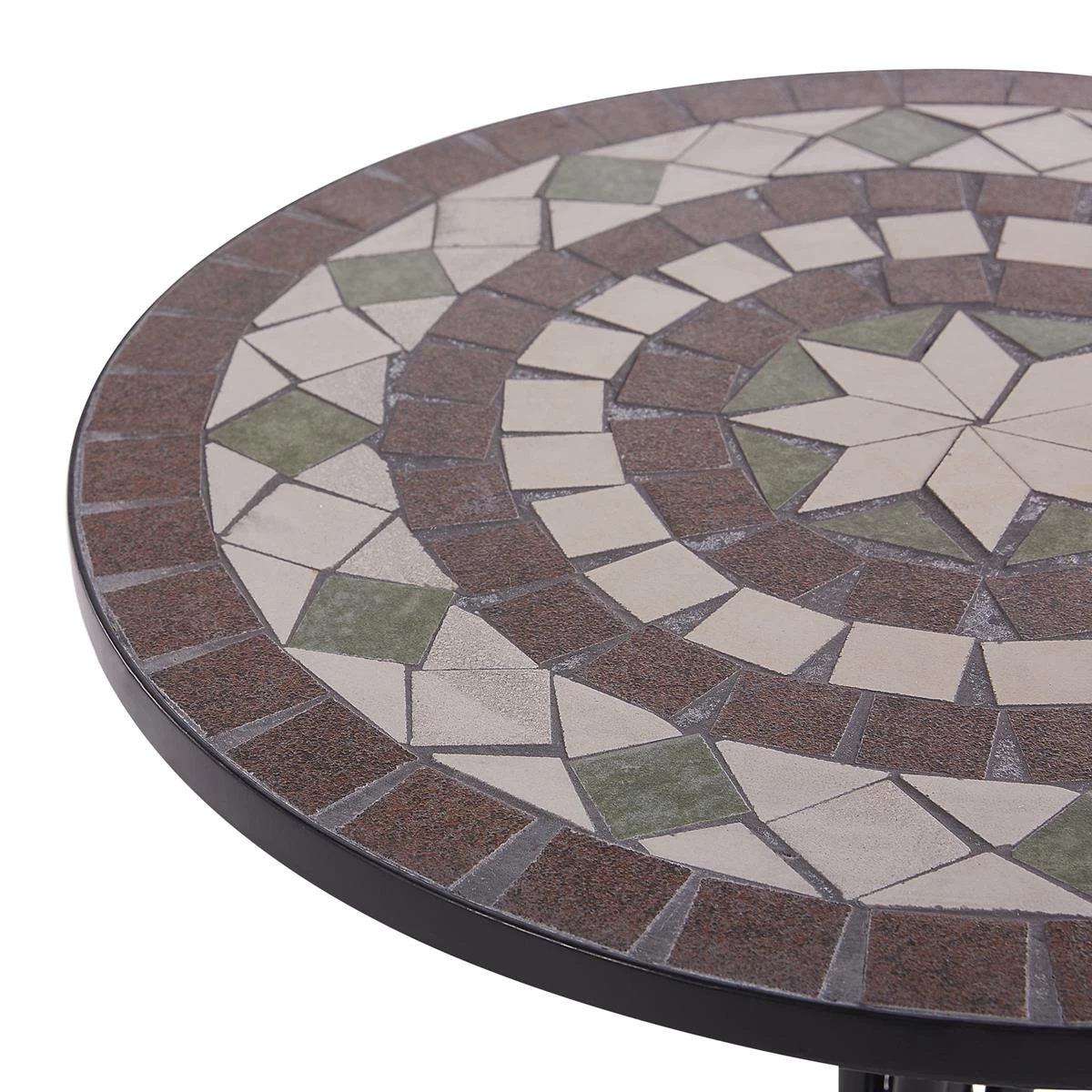 Beliani - CARIATI - Bistroset Voor 2 - Zwart - IJzer - Afbeelding 10