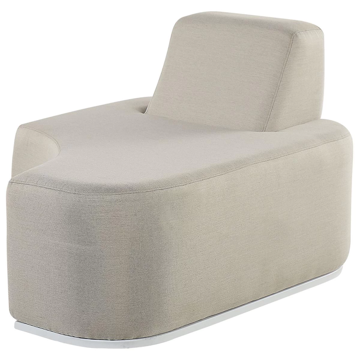 Beliani - FABRO - Loungeset Voor 4 - Grijs - Polyester - Afbeelding 8