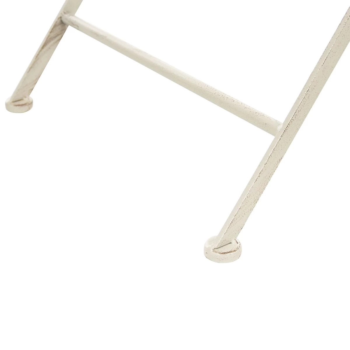 Beliani - BIVIO - Tuinset Voor 4 - Wit - IJzer - Afbeelding 8