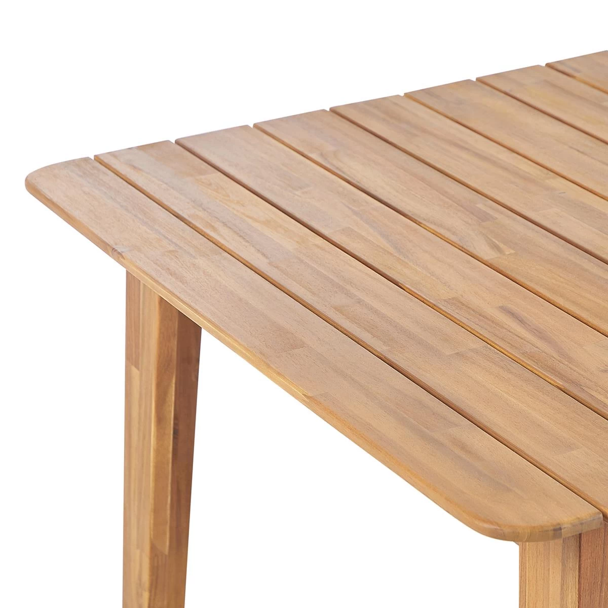 Beliani - FORNELLI - Tuinset Voor 6 - Lichte Houtkleur - Acaciahout - Afbeelding 9