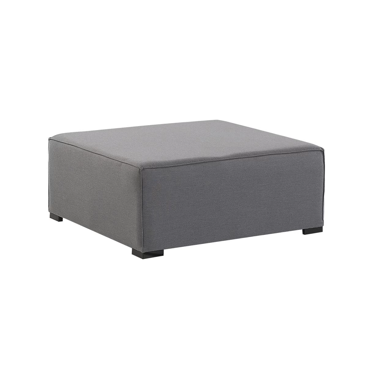 Beliani - AREZZO - Loungeset Voor 7 Rechtszijdig - Grijs - Polyester - Afbeelding 9