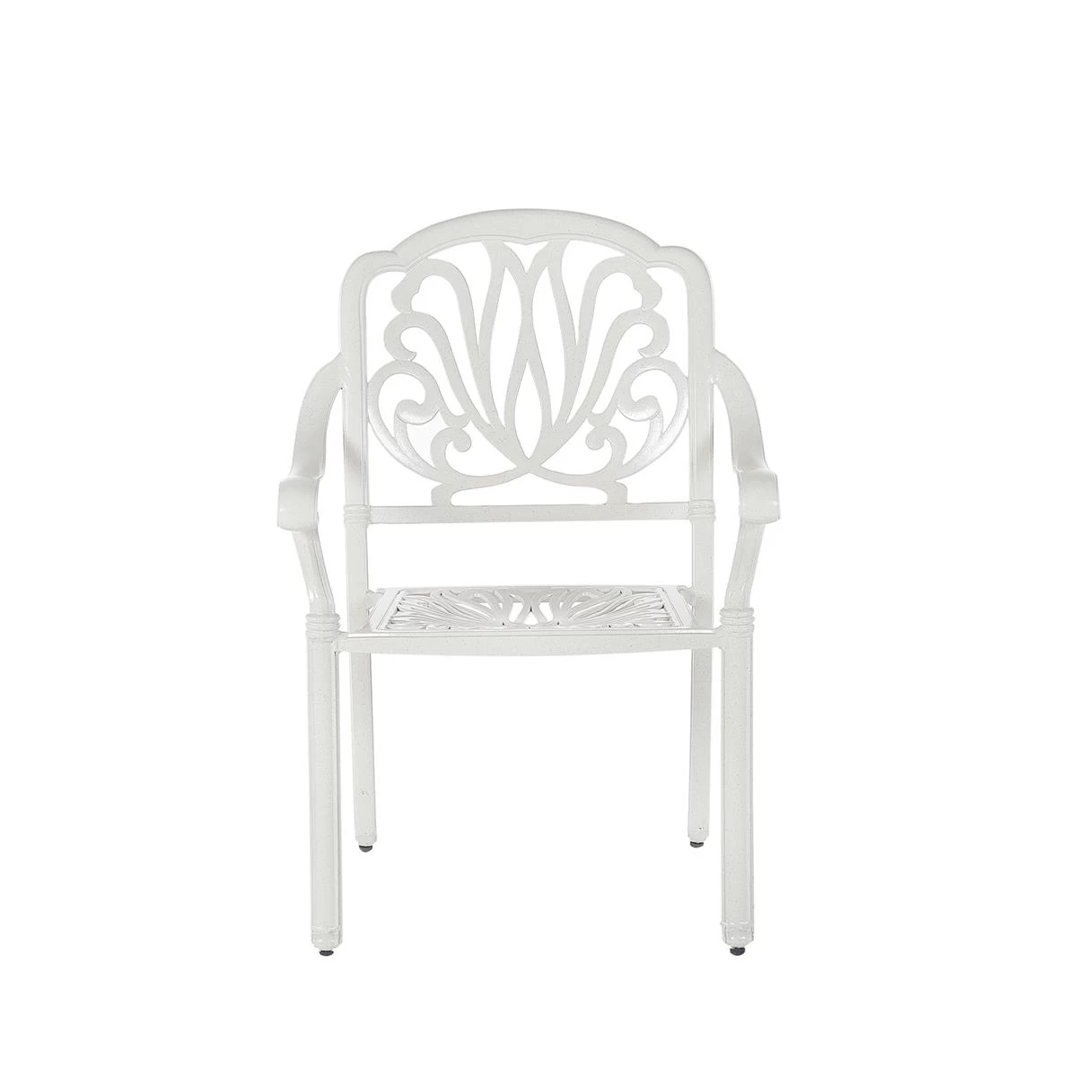 Beliani - ANCONA - Tuinset Voor 4 - Wit - Aluminium - Afbeelding 9