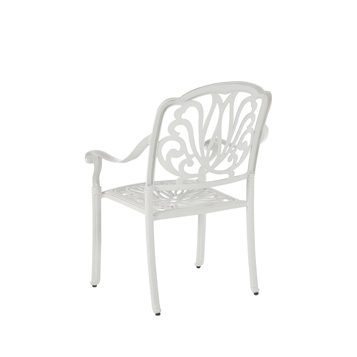 Beliani - ANCONA - Tuinset Voor 4 - Wit - Aluminium - Afbeelding 10