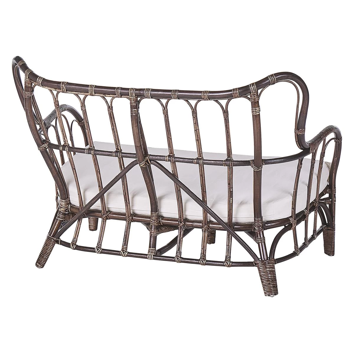 Beliani - BRINDISI - Loungeset Voor 4 - Bruin - Rotan - Afbeelding 5