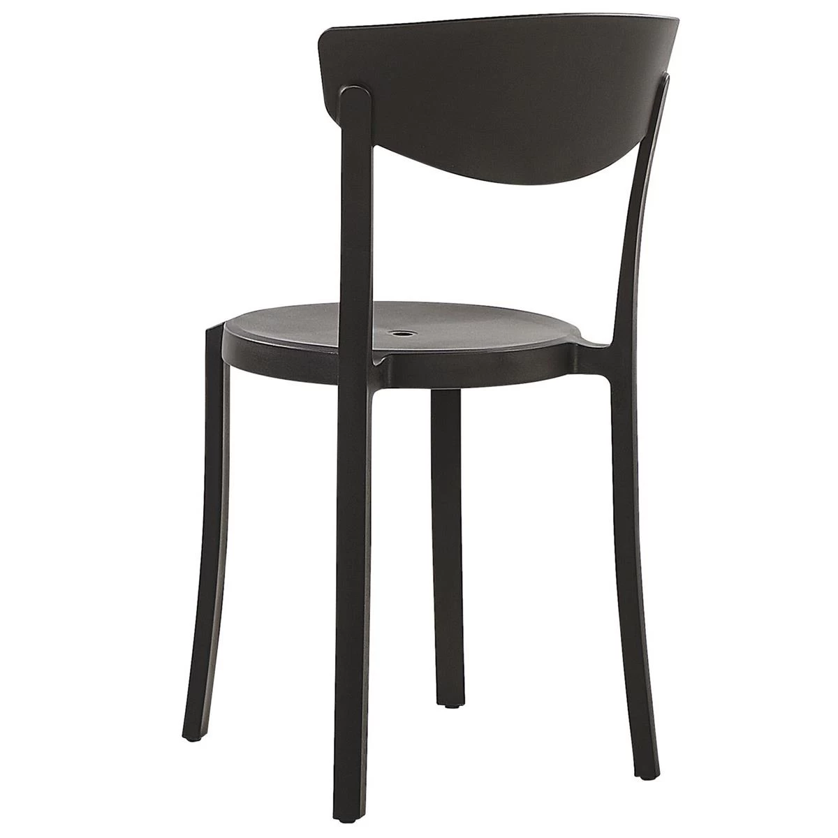 Beliani-VIESTE -Tuinstoel Set Van 4-Zwart-Synthetisch Materiaal - Afbeelding 5