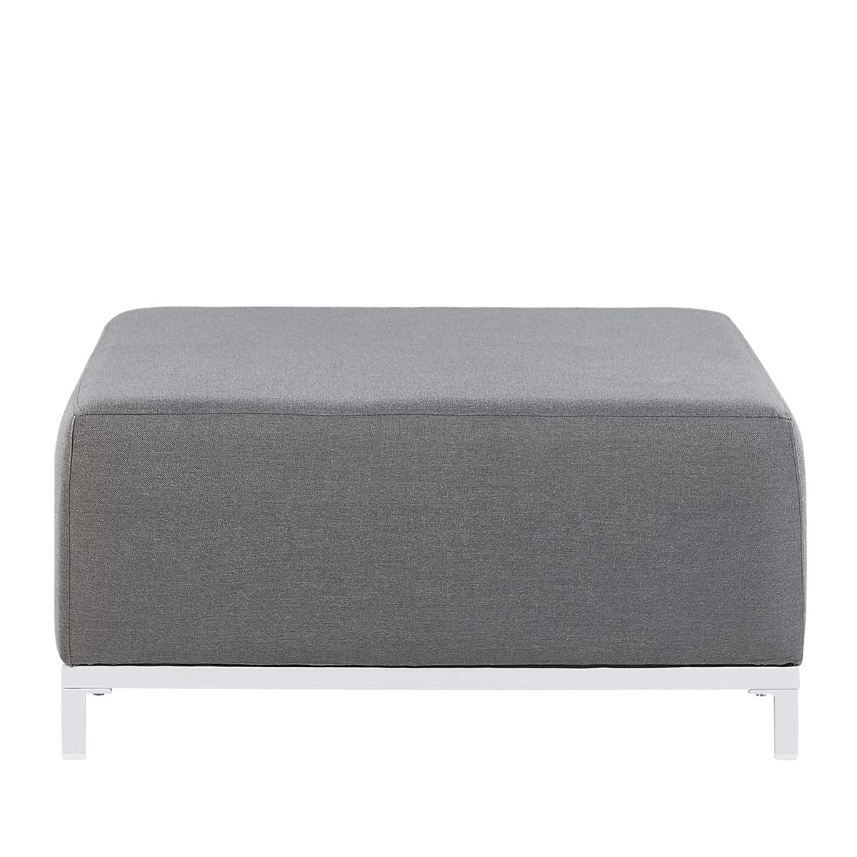 Beliani - ROVIGO - Loungeset Voor 5 - Grijs - Polyester - Afbeelding 10