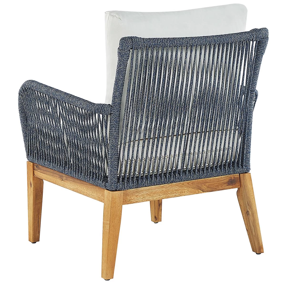 Beliani - MERANO - Loungeset Voor 4 - Wit - Acaciahout - Afbeelding 10