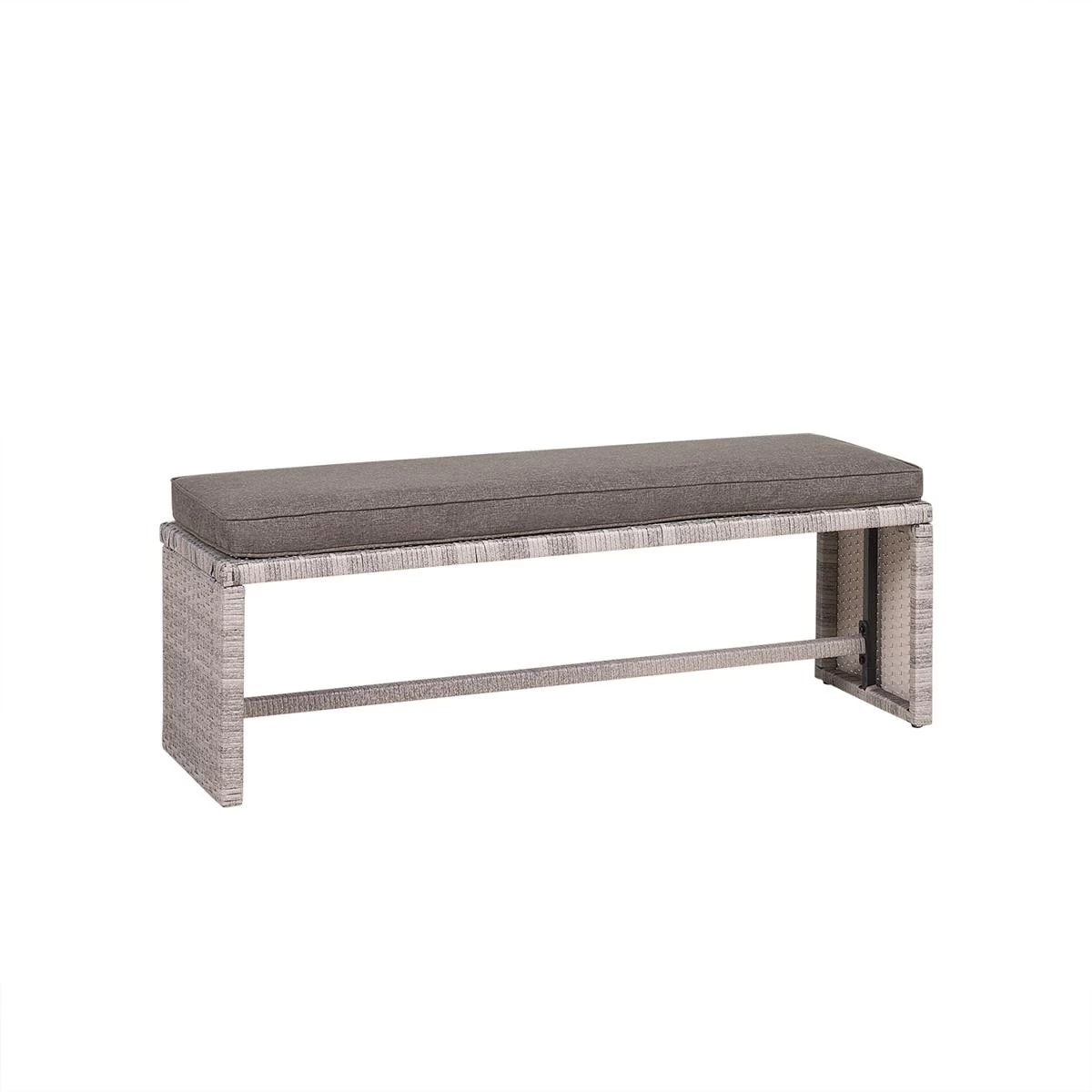 Beliani - VITERBO - Loungeset Voor 8 - Grijs - PE Rotan - Afbeelding 8