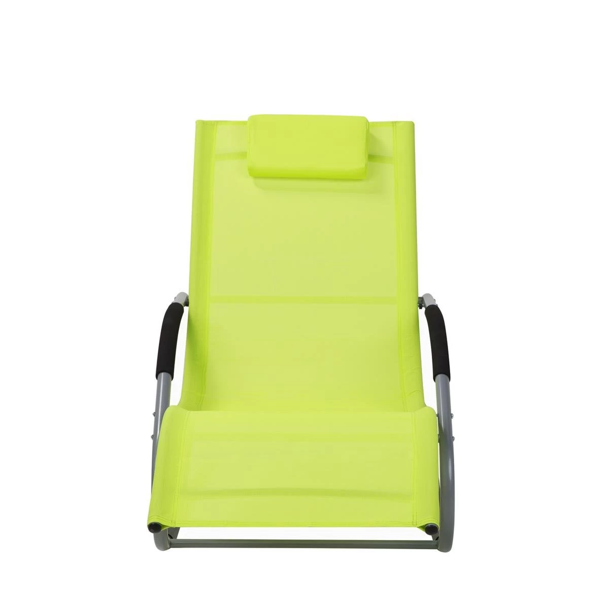 Beliani - CARANO - Strandstoel - Groen - Staal - Afbeelding 6