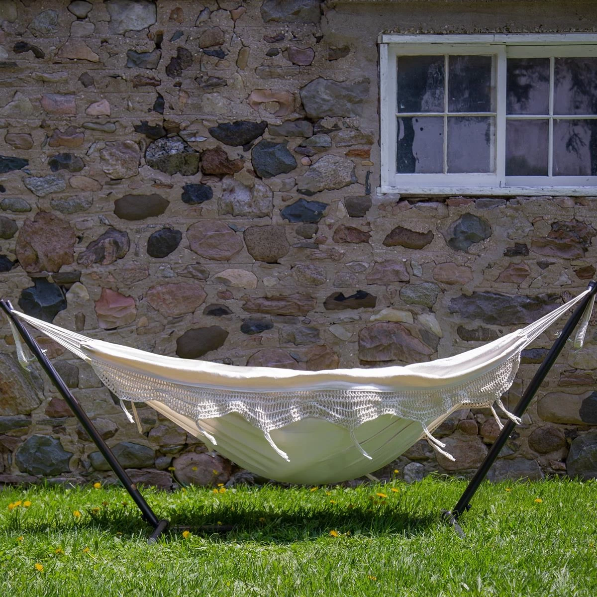 Vivere Combo Tweepersoons Hangmat Met Standaard - Afbeelding 8