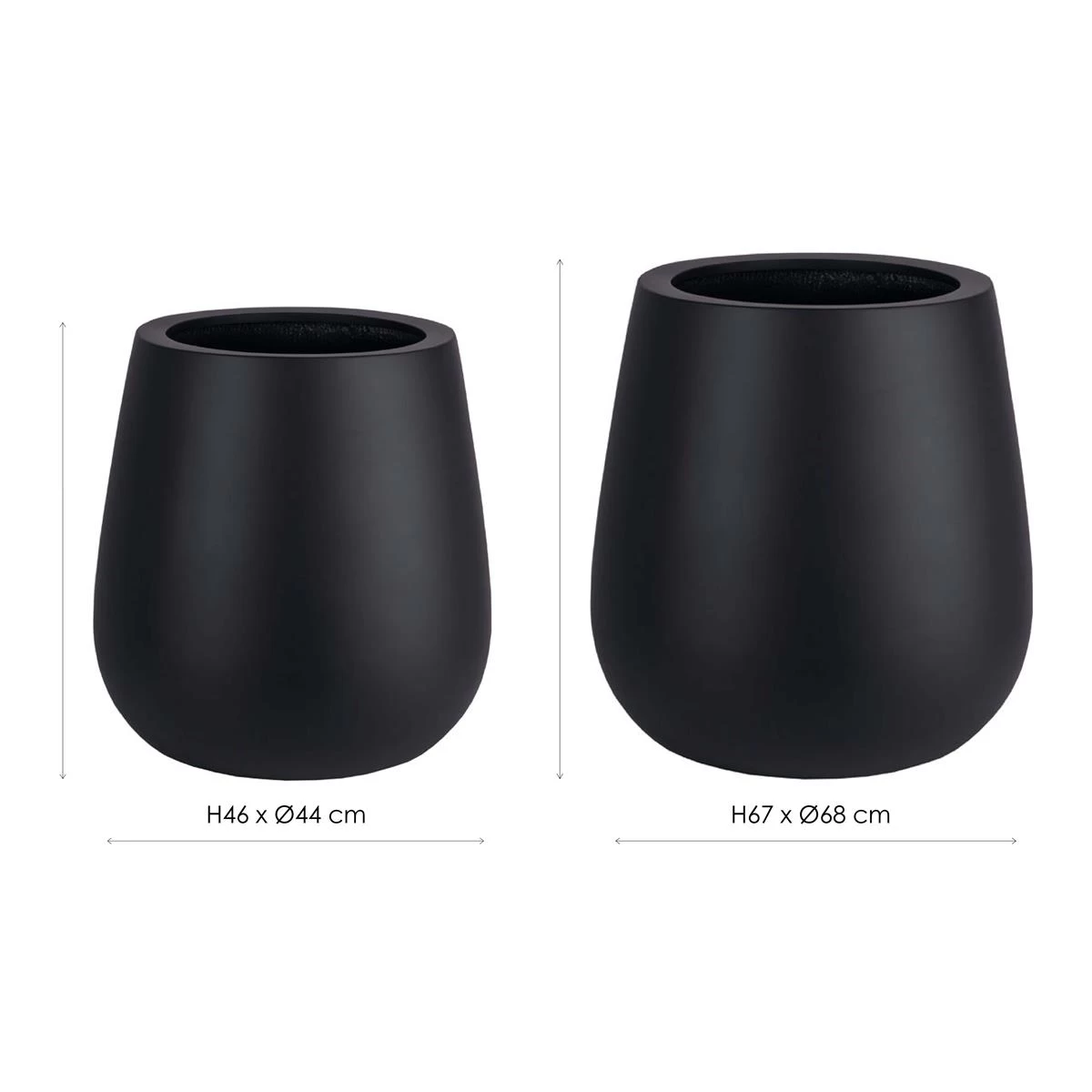 Vase The World Vermont - Zwart - Afbeelding 4