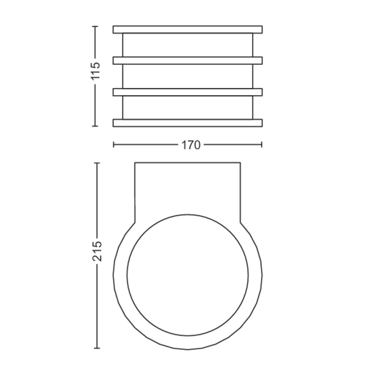 Philips Hue White Lucca Wandlamp - Afbeelding 7