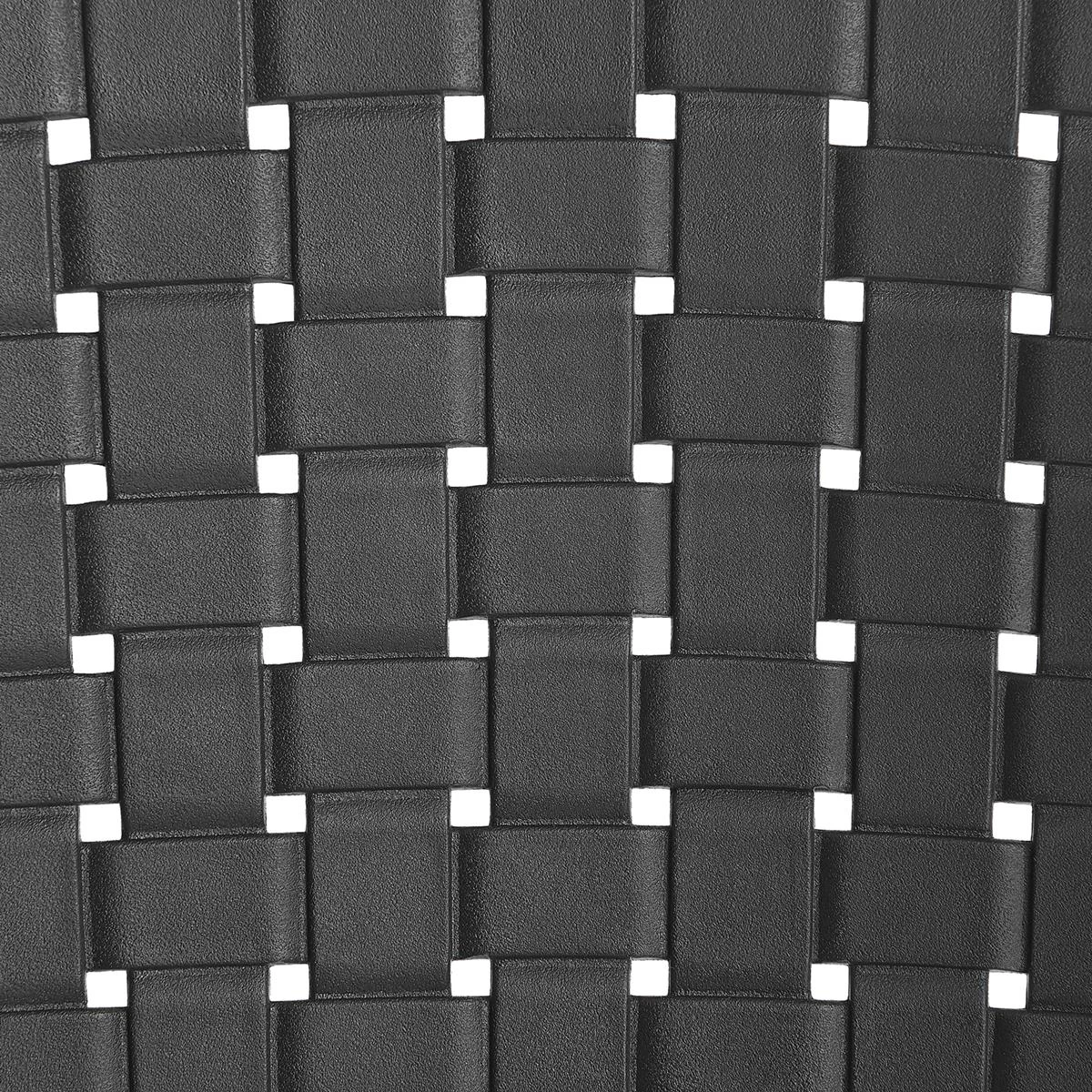 Beliani-NAPOLI -Tuinstoel Set Van 4-Zwart-Synthetisch Materiaal - Afbeelding 9