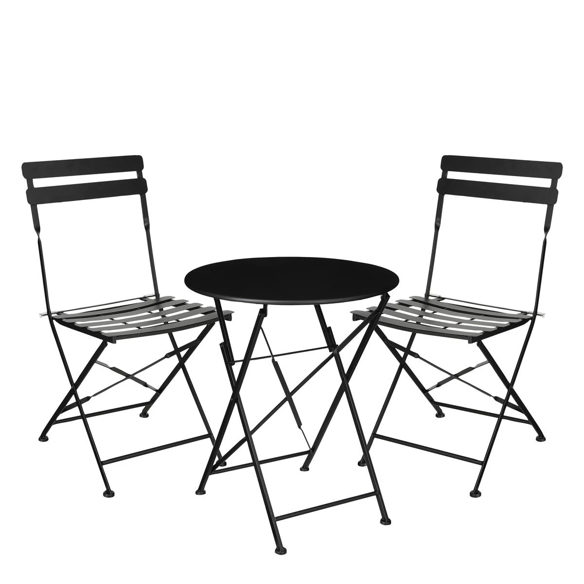 Mica Decorations Laurence Bistroset - Set Van 3 - Metaal - Zwart