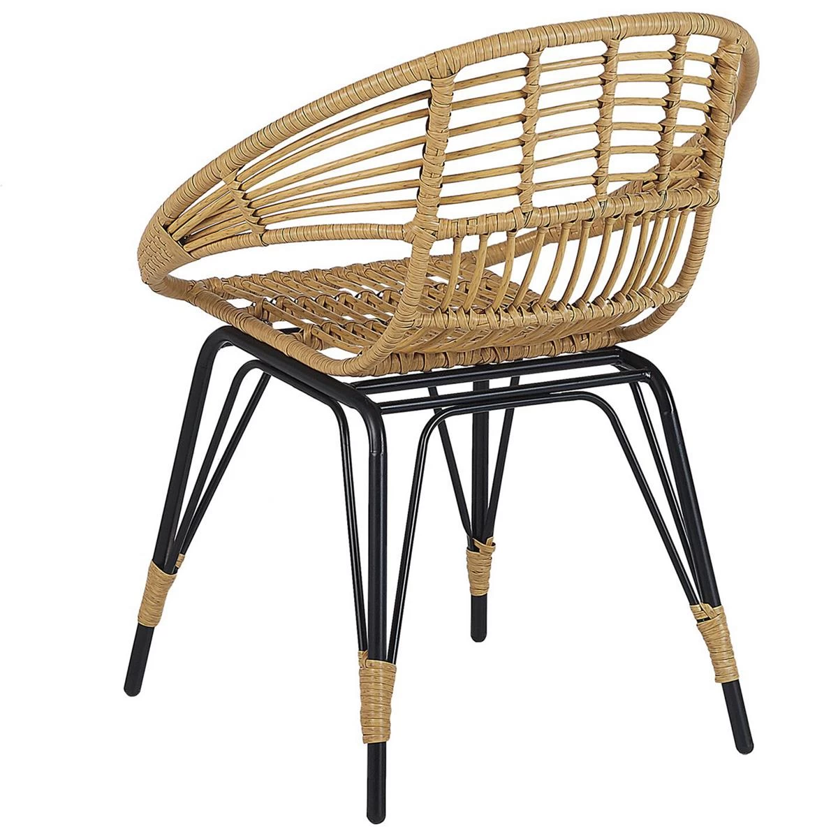 Beliani - PELLARO - Bistroset Voor 2 - Natuurlijk - PE Rotan - Afbeelding 11