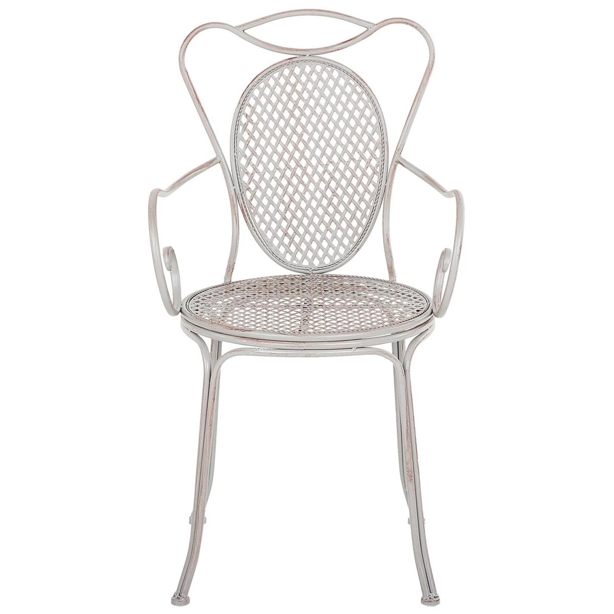 Beliani - CILENTO - Bistroset Voor 2 - Grijs - IJzer - Afbeelding 4