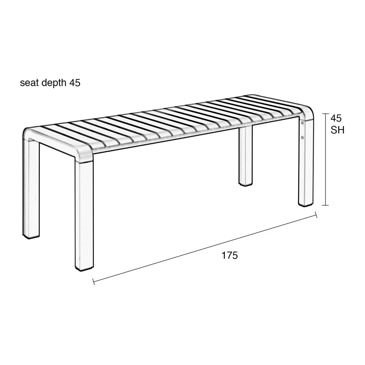 Zuiver Vondel Tuinbank - Afbeelding 11