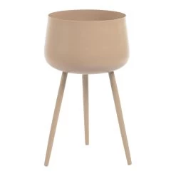 Kave Home Apia Plantenstandaard Ø 18 Cm - Grijs