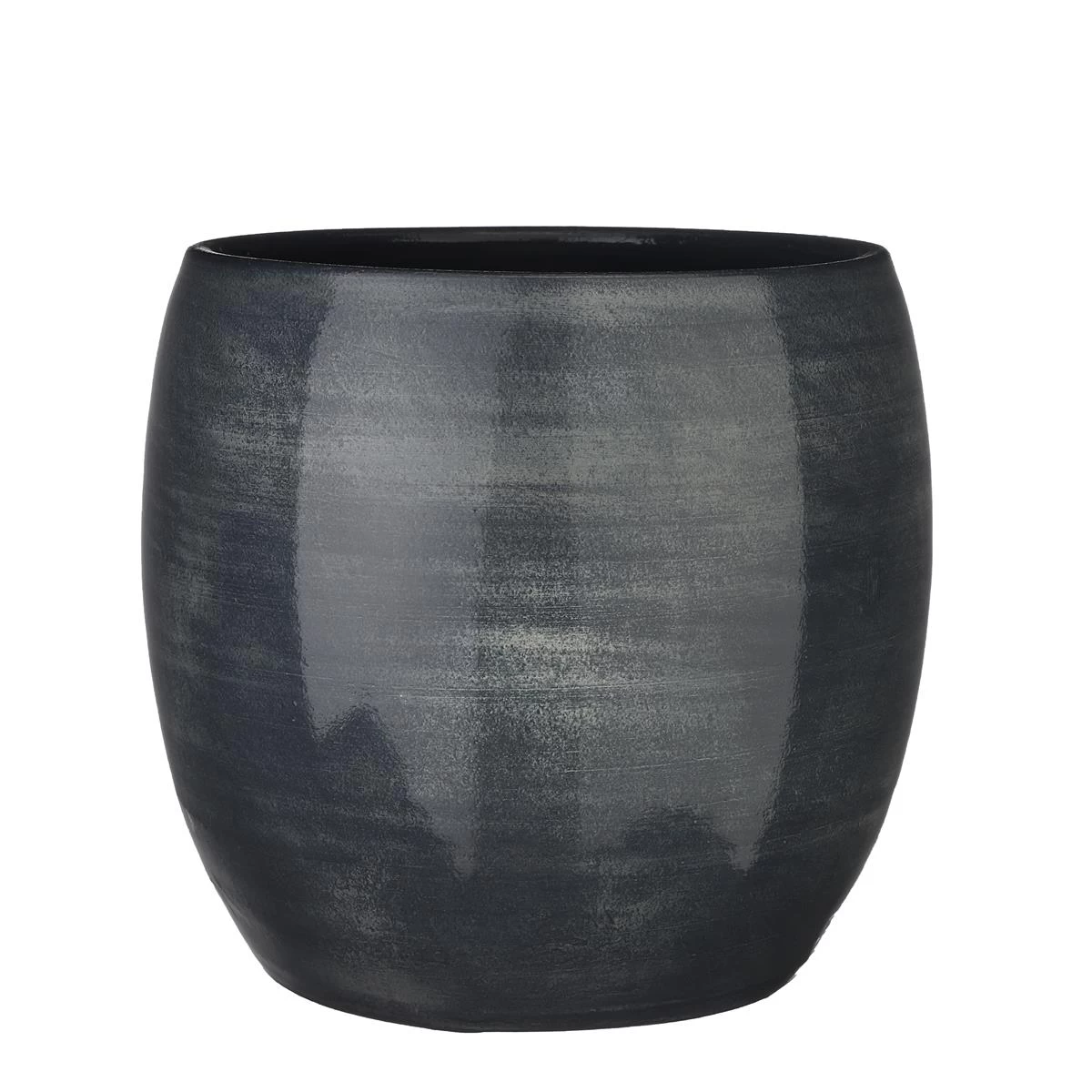 Mica Decorations Lester Bloempot Ø33 Cm Donkerblauw