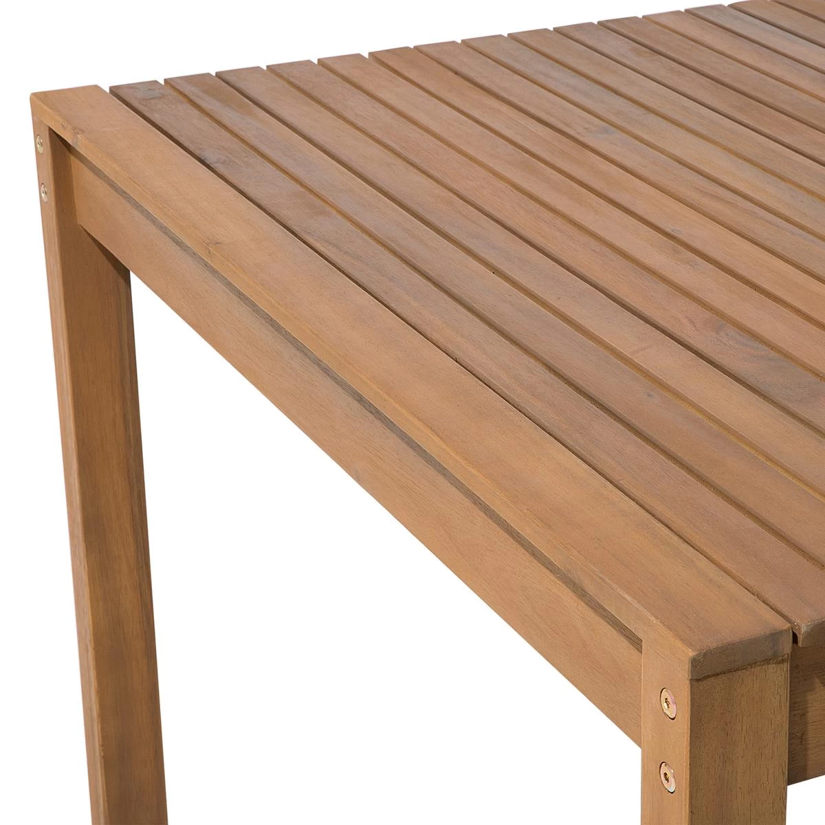 Beliani - SASSARI - Tuinset Voor 6 Met Trolley - Lichte Houtkleur - Afbeelding 10