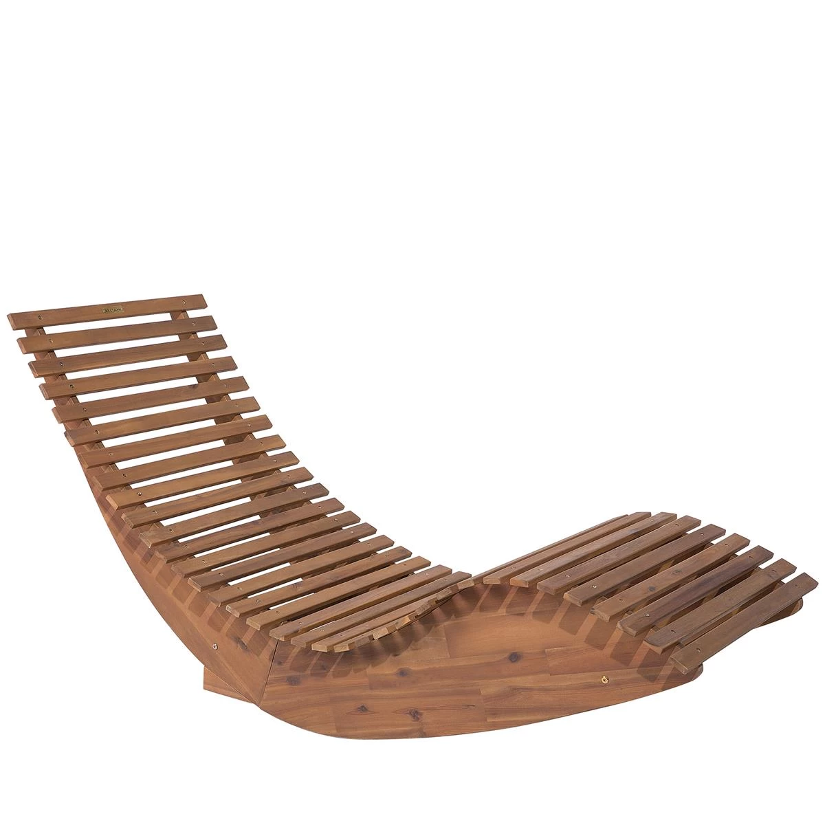 Beliani - BRESCIA - Strandstoel - Lichte Houtkleur - Acaciahout - Afbeelding 3