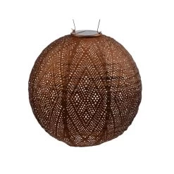 Lumiz Solar Buitenverlichting Ikat Rond - 30 Cm - Koper