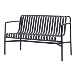 HAY Palissade Tuinbank - Anthracite - 2-zits