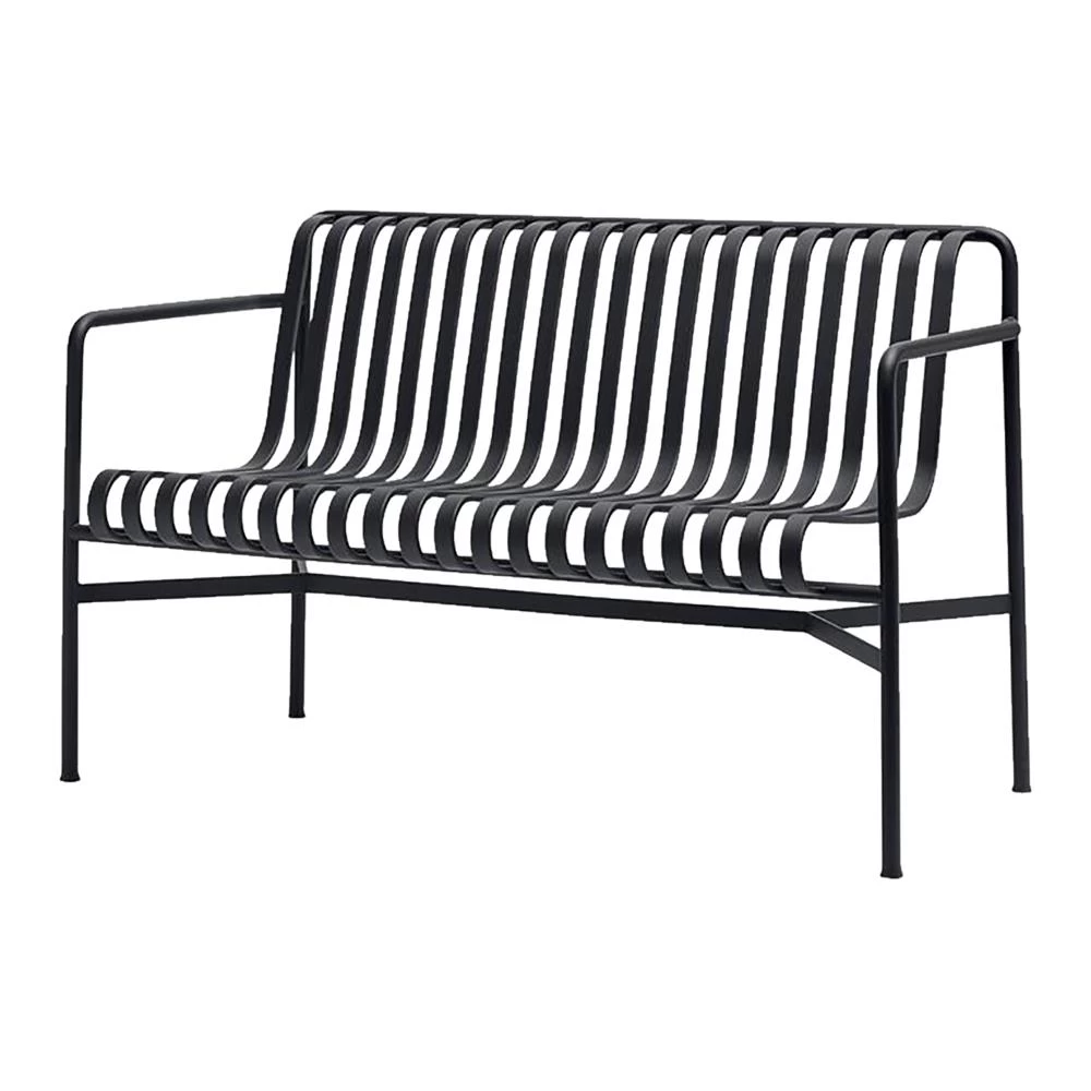 HAY Palissade Tuinbank - Anthracite - 2-zits - Afbeelding 4