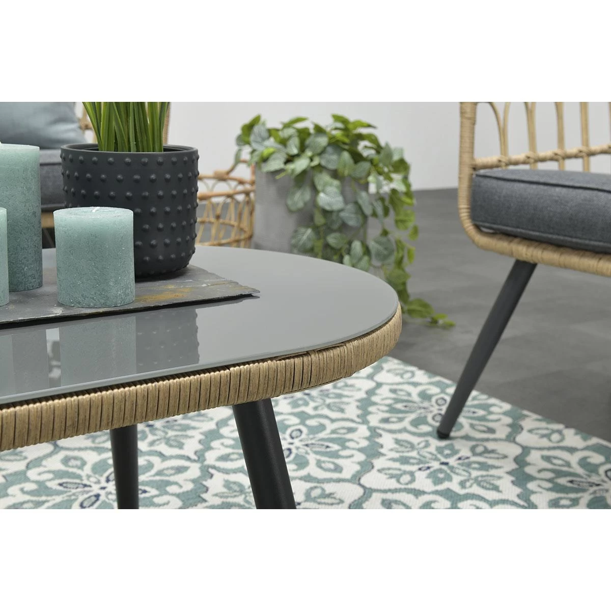 Garden Impressions Tarulo Loungeset 4-delig - Donker Grijs - Afbeelding 8