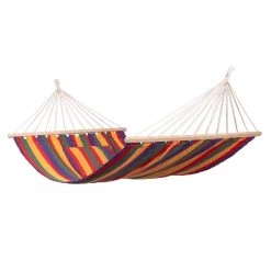 123Hammock Hangmat EƩnpersoons Ferro Spreaderbar Veelkleurig