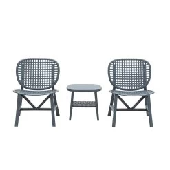 Garden Impressions Fien Balkonset 3-delig - Donker Grijs