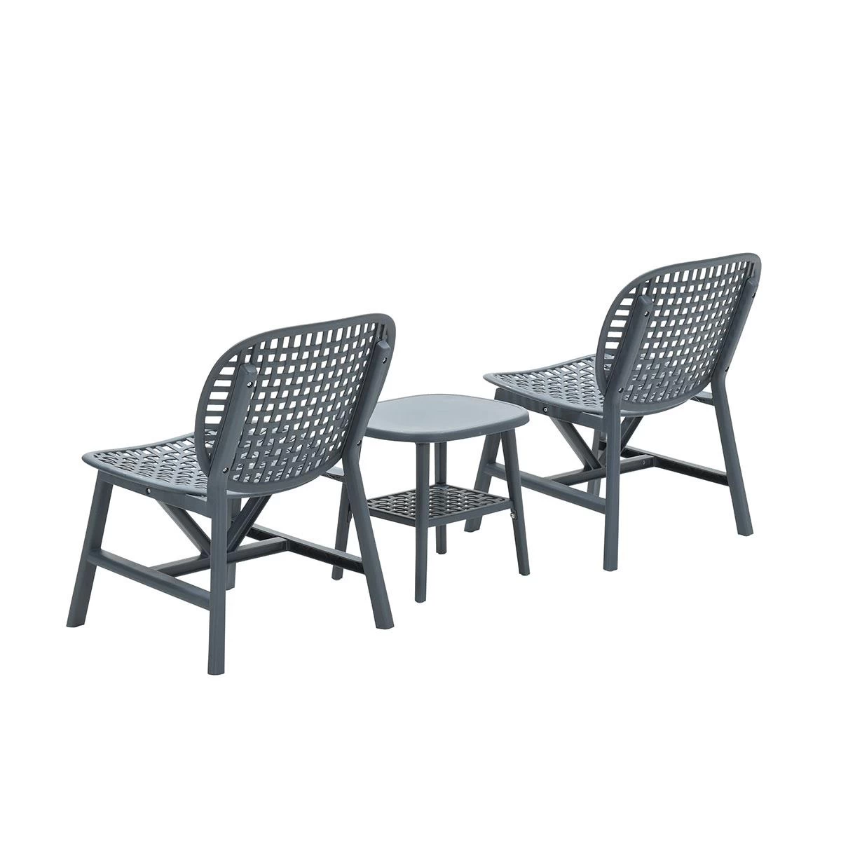 Garden Impressions Fien Balkonset 3-delig - Donker Grijs - Afbeelding 3